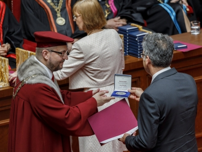 UNICA was awarded a medal by the Comenius University in Bratislava