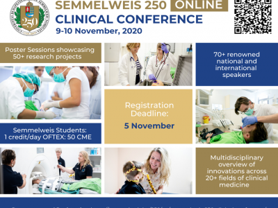 Semmelweis 250 Clinical Conference, 9-10 November 2020