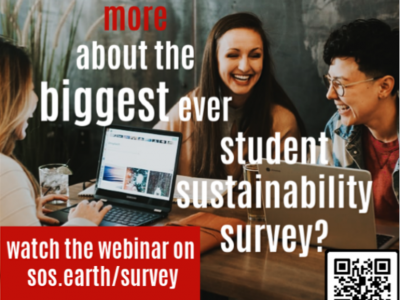 SOS international launched the biggest ever survey on students’ opinions on sustainability (open 1 April – 31 May)