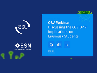 COVID-19 implications on Erasmus+ students: Q&A webinar