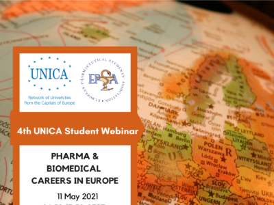 UNICA Student Webinars: Pharma and Biomedical Careers in Europe