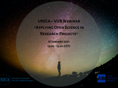 UNICA – VUB Webinar “Applying Open Science in Research Projects”