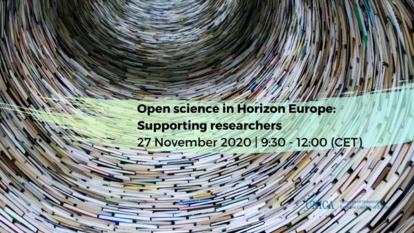 UNICA EURLO-Scholarly Communication joint meeting on Horizon Europe Open Science regulations