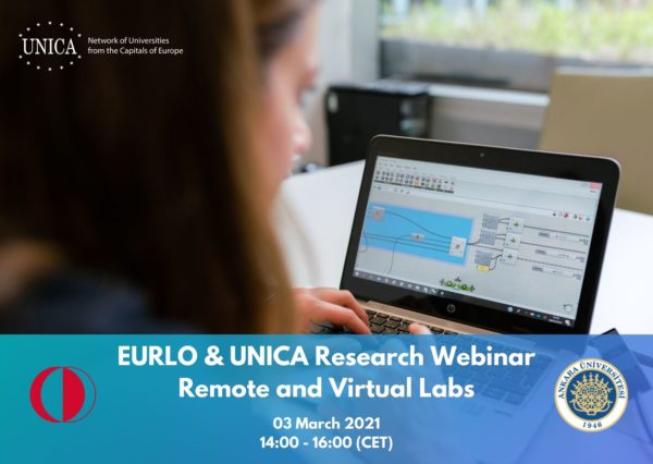 EURLO & UNICA Research webinar: Remote and Virtual Labs