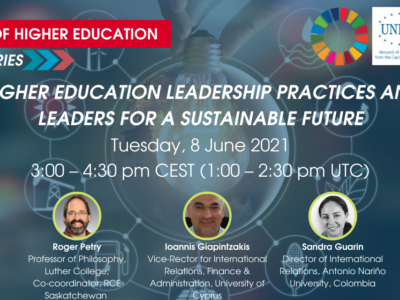 Joint UNICA-IAU webinar: Higher Education Leadership Practices and Leaders for a Sustainable Future | 8 June 2021