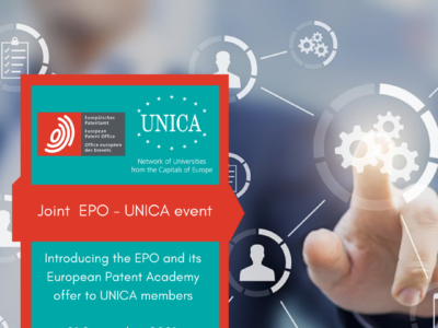 EPO – UNICA event: Introducing the EPO and its European Patent Academy offer to UNICA, 21 September 2021