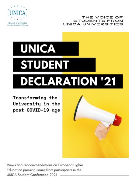 UNICA Student Declaration 2021