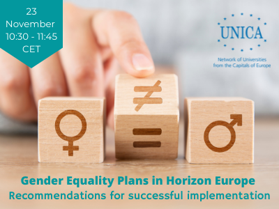 Gender Equality Plans in Horizon Europe – Recommendations for successful implementation