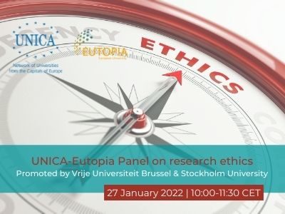 UNICA-Eutopia Panel on research ethics | 27 January 2022, 10:00-11:30 CET