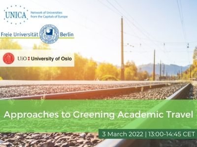 UNICA Green & SDGs webinar “Approaches to Greening Academic Travel”