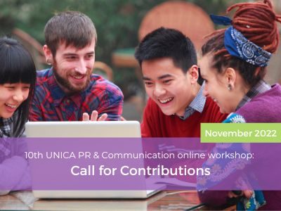 CALL FOR CONTRIBUTIONS: 10th UNICA PR & Communication online workshop