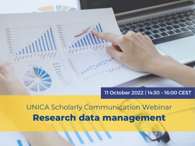 UNICA Scholarly Communication webinar on Research data management
