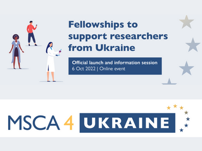 Official launch of the MSCA4Ukraine Fellowship Scheme | 6 October