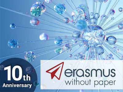 Celebrating 10 years of Erasmus Without Paper | 1 December
