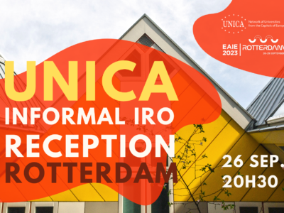 UNICA informal IRO Reception in Rotterdam | 26 September 2023