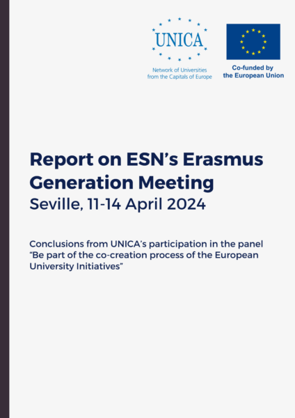 Report on ESN’s Erasmus Generation Meeting, Seville, 11-14 April 2024