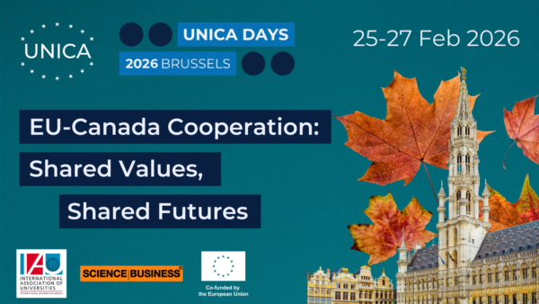 UNICA Days 2026 “EU-Canada Cooperation: Shared Values, Shared Futures” | 25-27 February 2026