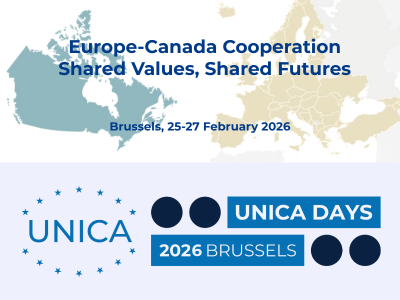UNICA Days 2026 “EU-Canada Cooperation: Shared Values, Shared Futures” | 25-27 February 2026